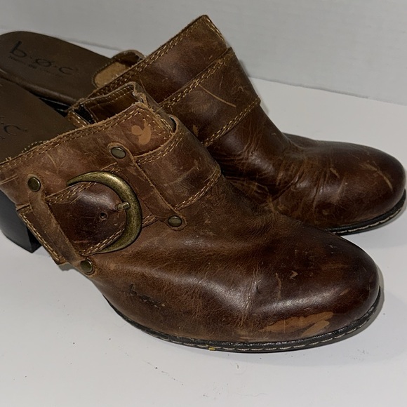 BOC Born Concept Shoes Womens 9 M Clogs Mule Loafers Slip On Heel Veganleather - Picture 11 of 16